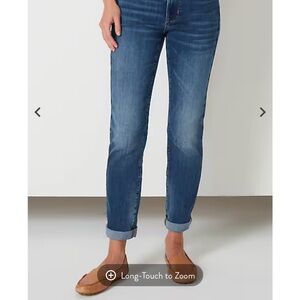 J. Jill Denim NWT Stylish Blue Boyfriend Jeans for Women Size 12R